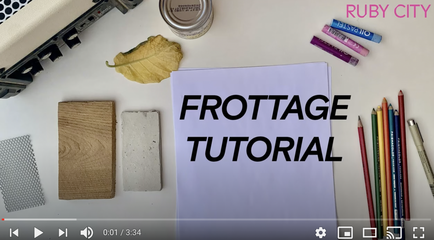 Frottage Tutorial