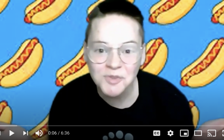 Papel Picado with Hotdog