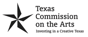 Texas Commission on the Arts Logo in Black